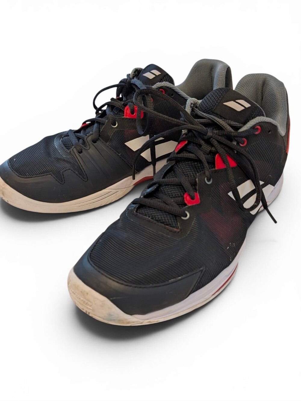 BABOLAT SFX3 Tennis Shoes Pickleball Padel Black Red 12.5